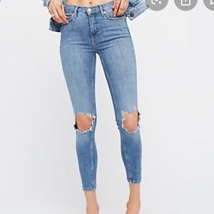 free people knee rip jeans